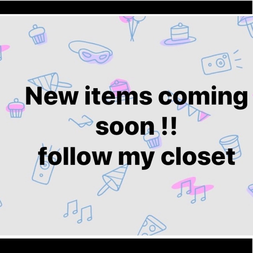 New items coming soon